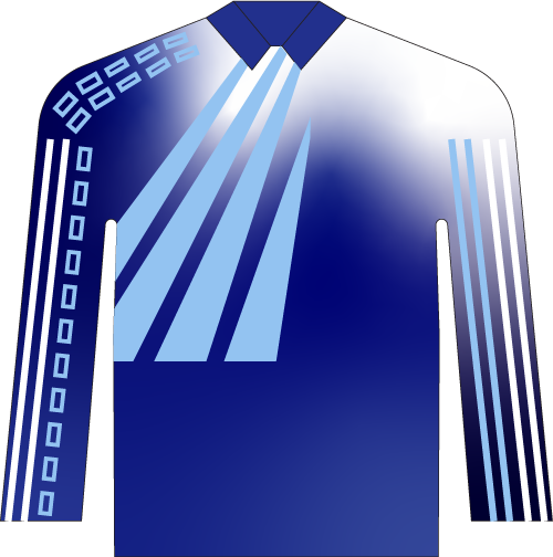 Cricket Jersey Design White and Blue with Red lines in 2023