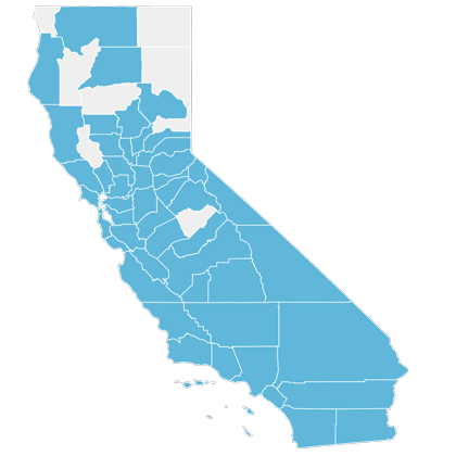 covid map california