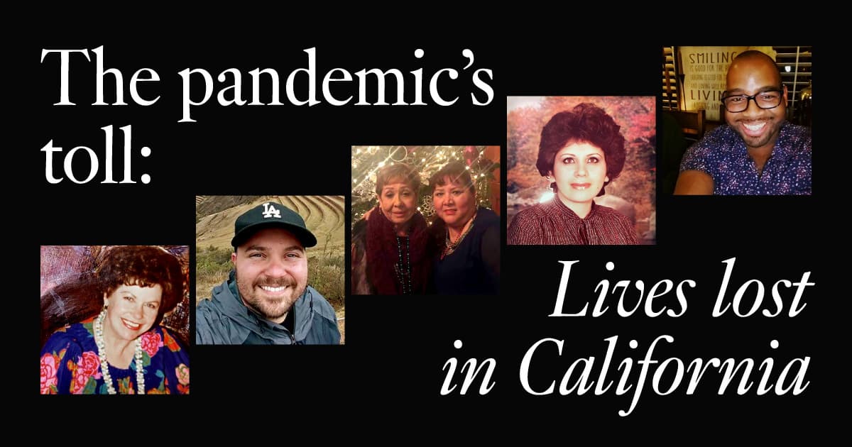 California coronavirus obituaries Lives lost to COVID-19