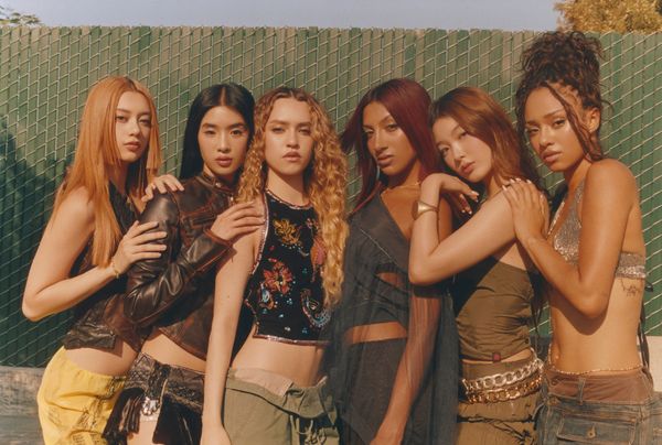 Behind the scenes with K-pop group Katseye and their L.A. fashion fairy godfather Humberto Leon