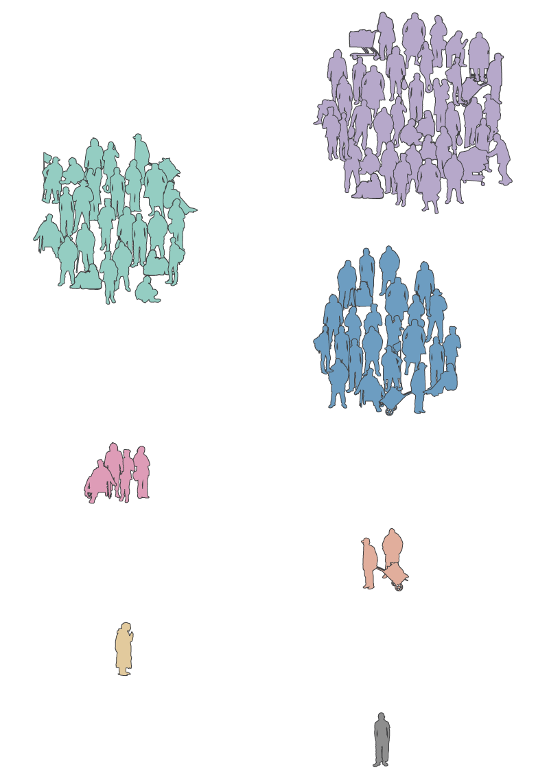 Racial breakdown of Los Angeles County homeless population in 2016