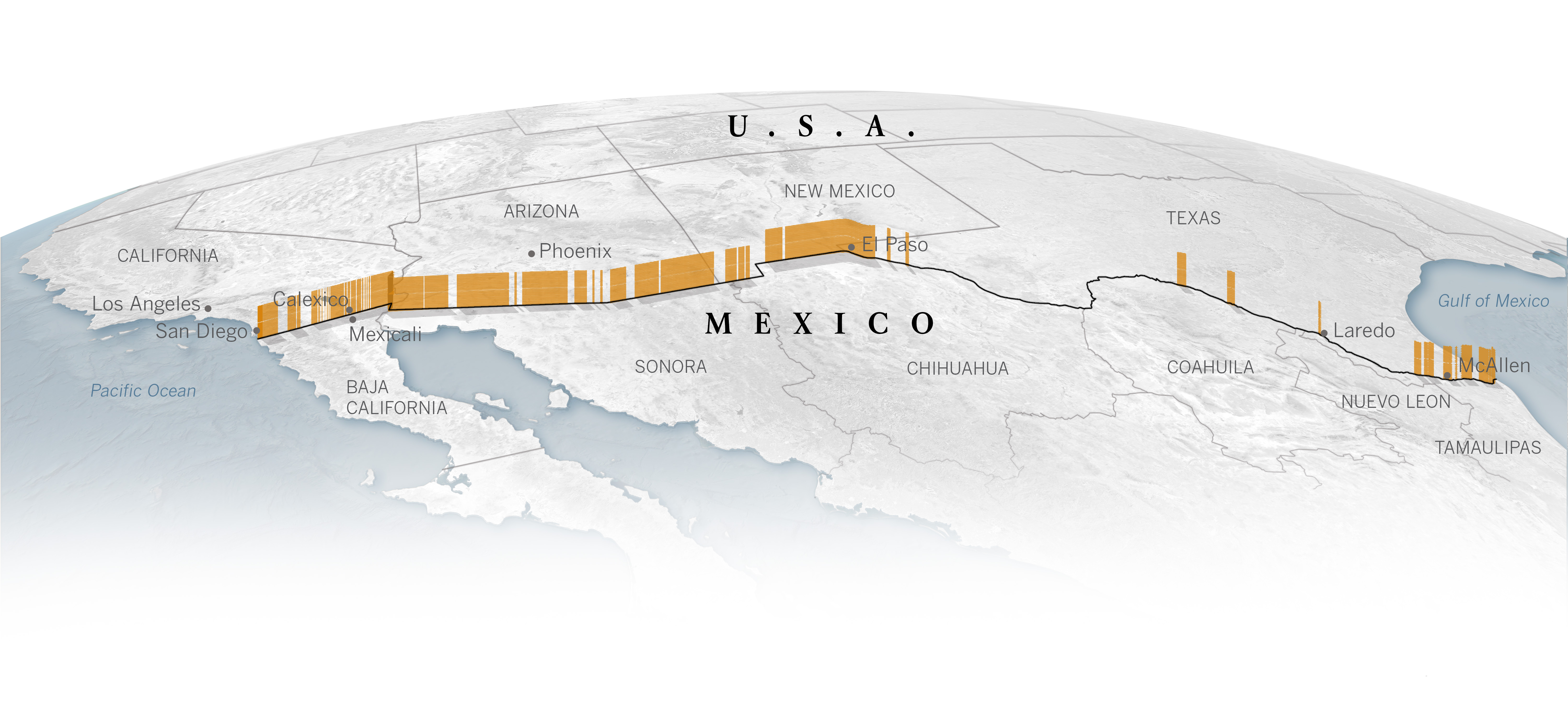 california mexico border map